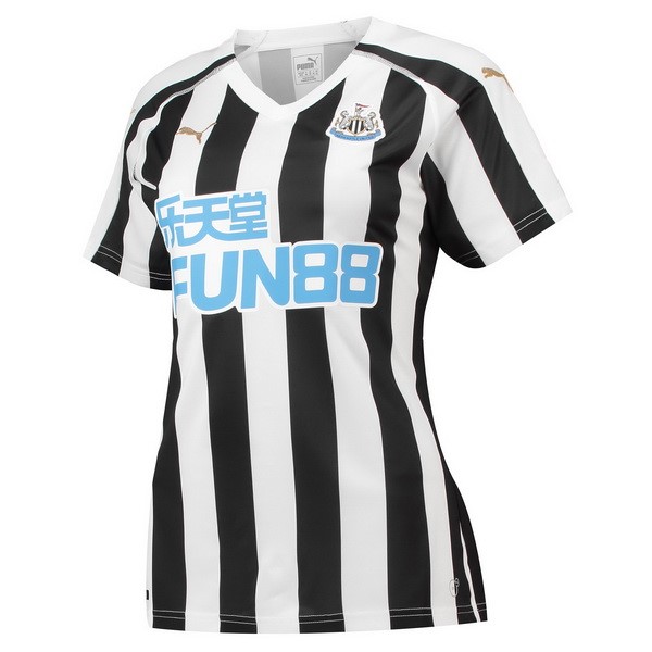 Maillot Football Newcastle United Domicile Femme 2018-19 Blanc Noir